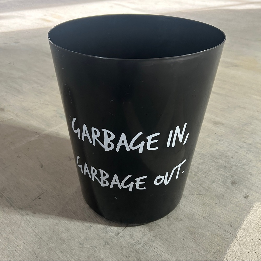 Plastic Open Trash Can